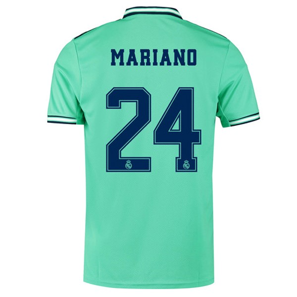 Camiseta Real Madrid NO.24 Mariano 3ª 2019/20 Verde
